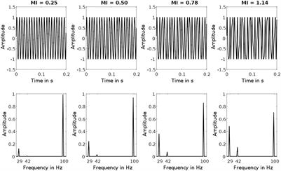The Influence of the Modulation Index on Frequency-Modulated Steady-State Visual Evoked Potentials